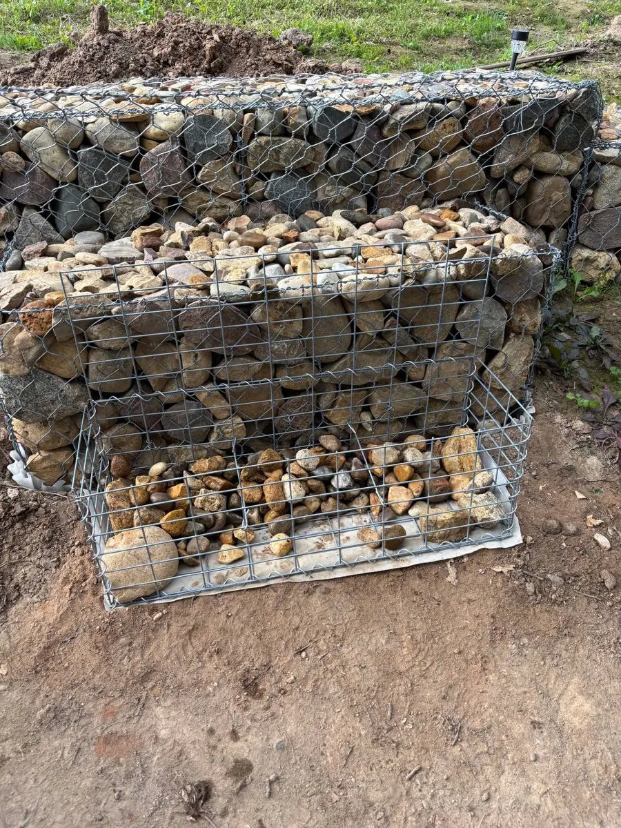 Габион Цоклоь, Сетка сварная, Zn яч. 50х100 Ø3,8 мм. ГОСТ Р 58120-2018