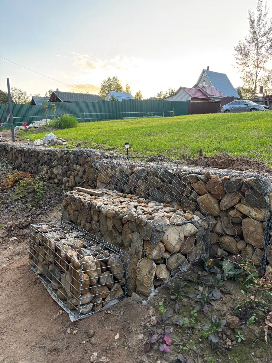 Габион Цоклоь, Сетка сварная, Zn яч. 50х100 Ø3,8 мм. ГОСТ Р 58120-2018