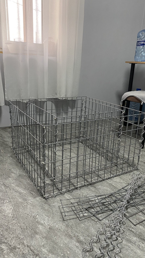 Очаг габион Firebarrel 70, сборный, Сетка сварная, Zn яч. 50х100 Ø3,8 мм. ГОСТ Р 58120-2018