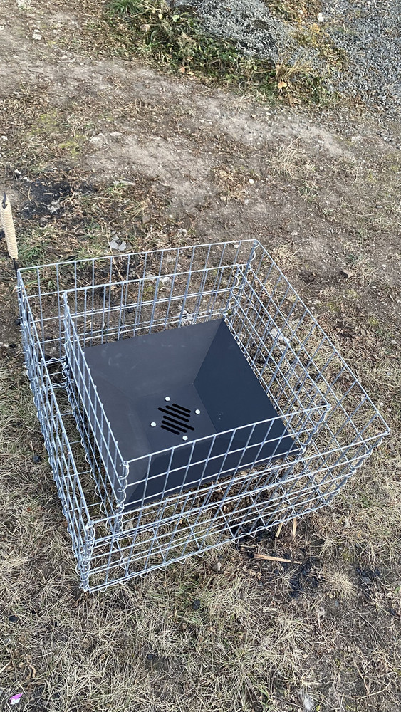 Очаг габион Firebarrel 70, сборный, Сетка сварная, Zn яч. 50х100 Ø3,8 мм. ГОСТ Р 58120-2018